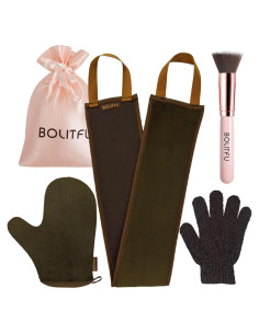 Kit de Aplicador de Autotanning BOLITFU 4 en 1 con Guantes