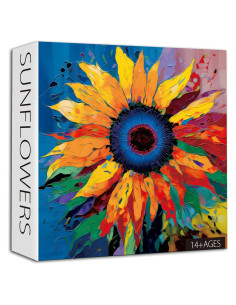 Rompecabezas PICKFORU Girasol 1000 Piezas Arte Floral