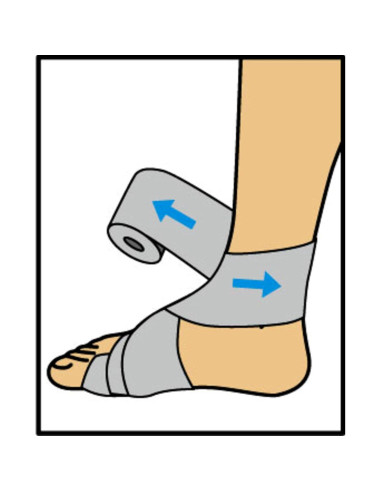 Venda Elástica ACE 7.6 cm con Clips, Soporte para Codo y Tobillo