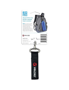 Correa de Almacenamiento VELCRO Marca 30196, Negra, 1Pk 2