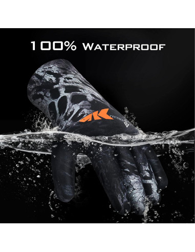 Guantes de Pesca KastKing IceRiver 100% Impermeables