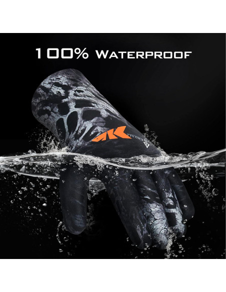 Guantes de Pesca KastKing IceRiver 100% Impermeables