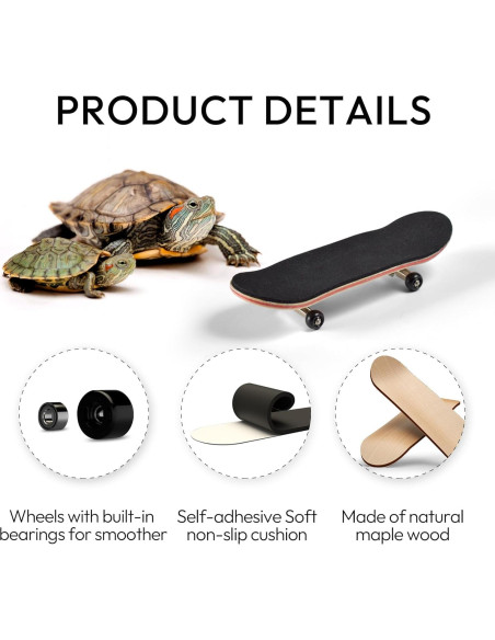 Patineta para Tortugas JJMOLLE con Almohadilla Antideslizante