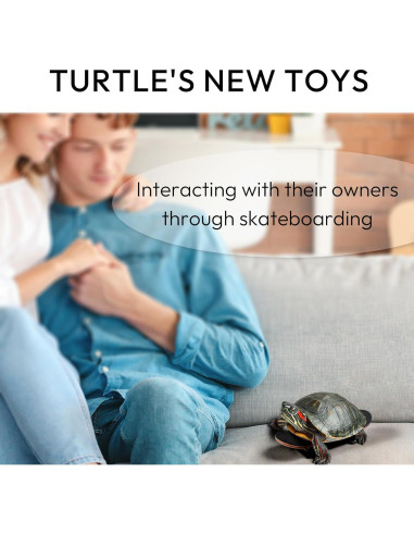 Patineta para Tortugas JJMOLLE con Almohadilla Antideslizante