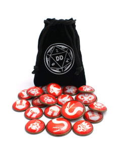 Conjunto de Fichas D&D Dahan Dice 20 Monstruos Estándar 2