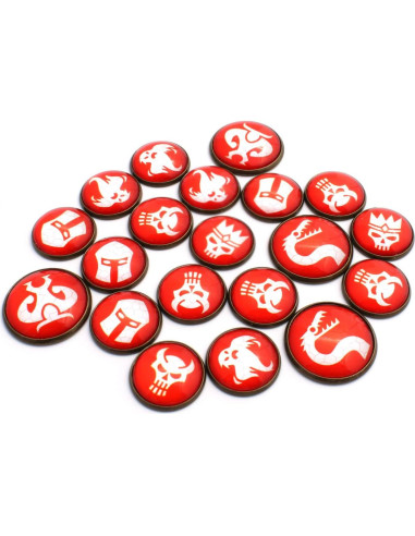 Conjunto de Fichas D&D Dahan Dice 20 Monstruos Estándar