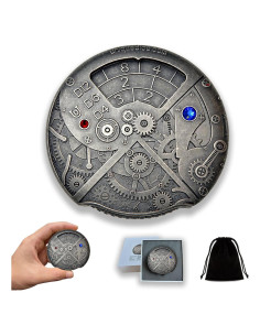 Dados de Ruleta UD Plata Antigua D4, D6, D8, D10, D12, D20