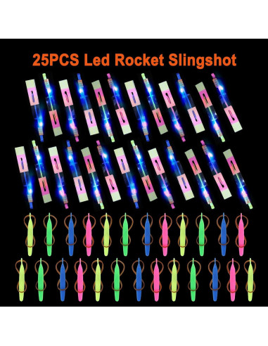 25 Juegos de Vuelo LED Zanshu - 50 Piezas para Niños