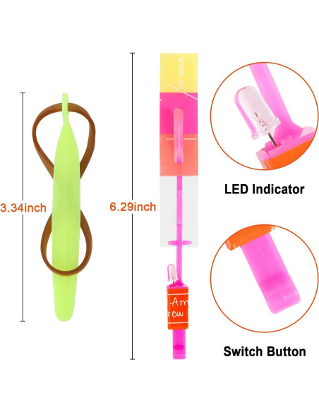 25 Juegos de Vuelo LED Zanshu - 50 Piezas para Niños