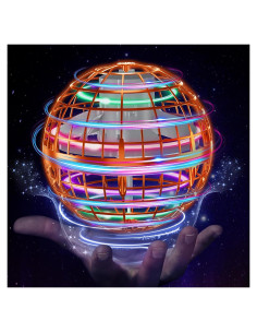 Bola Voladora Orbital EP-FOBT Naranja Mini Drone Controlado