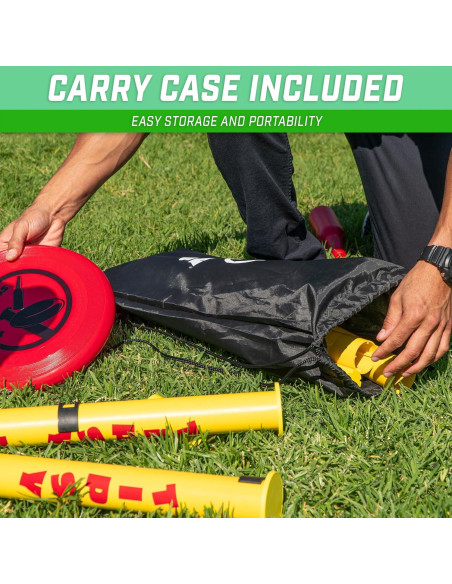 Juego de Tipsy Toss GoSports - Jardín - Incluye 6 piezas