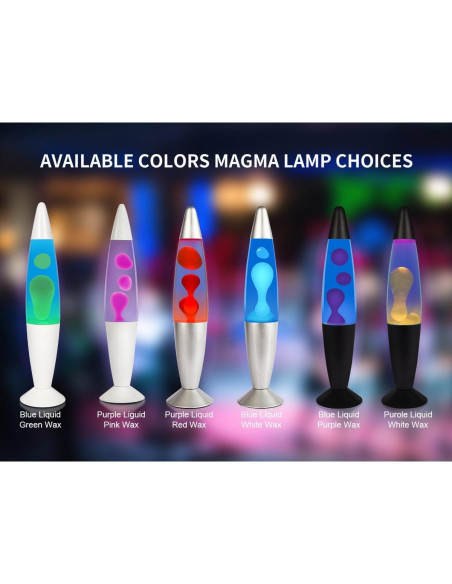 Lámpara Líquida GY 40 cm Luz Nocturna Decorativa