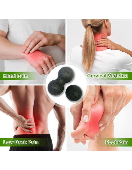 Bola de Masaje Doble Lianke 16cm y 8cm - Alivio de Tensión