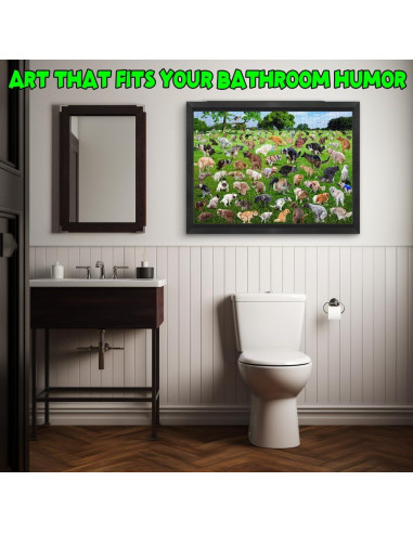 Rompecabezas 1000 Piezas Funwares 101 Perritos Haciendo Popó