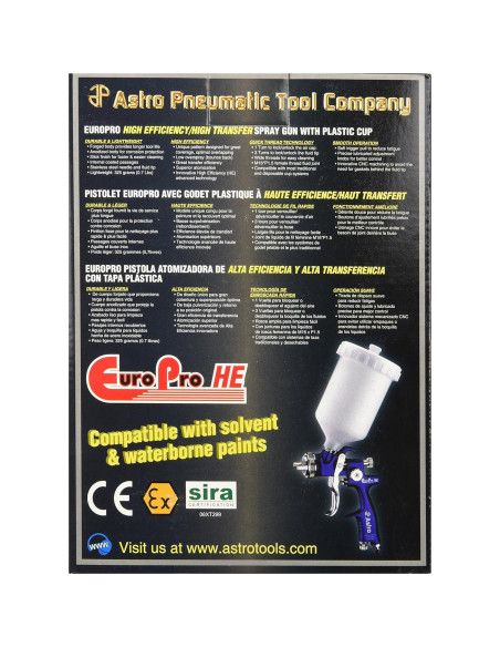 Pistola de Pulverización Astro EUROHE103 1.3mm 600ml