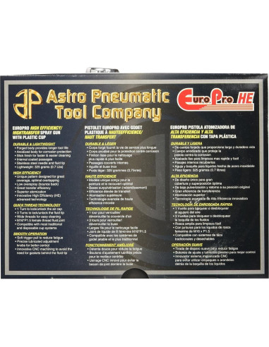 Pistola de Pulverización Astro EUROHE103 1.3mm 600ml