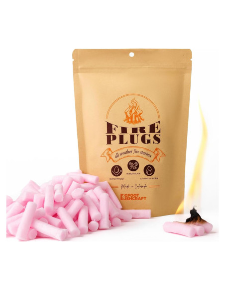 Iniciadores de fuego Bigfoot Bushcraft 30 unidades a prueba de agua