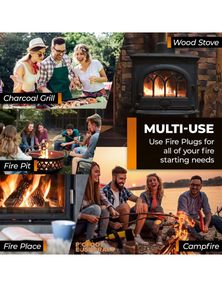 Iniciadores de fuego Bigfoot Bushcraft 30 unidades a prueba de agua