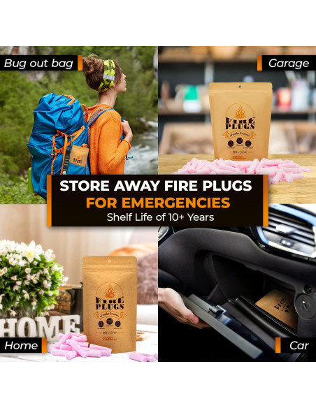 Iniciadores de fuego Bigfoot Bushcraft 30 unidades a prueba de agua