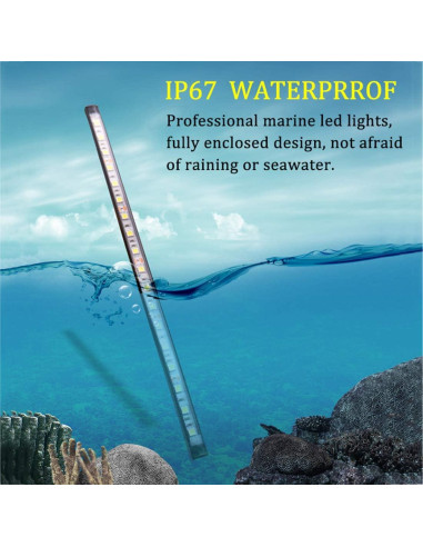 Luces de Navegación LED Botepon Proa Rojo Verde IP67 2 Pzas