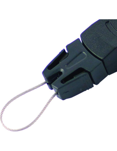 Tensor Retráctil Mediano T-REIGN 10.97 m Kevlar Negro