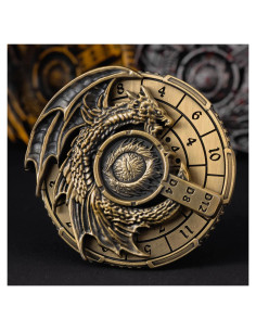 Juego de Dados DND 7 en 1 KERWELLSI Metal Antiguo