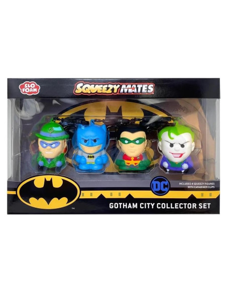 Conjunto SqueezyMates Batman 4 Figuras 6,35 cm The Party Animal Conjunto SqueezyMates Batman 4 Figuras 6,35 cm The Party Animal