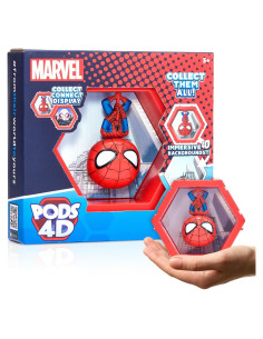 Figura Bobblehead 4D Spiderman WOW! PODS Conectable