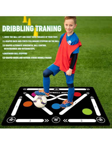 Alfombra de Entrenamiento de Fútbol MetaSport MS - Antideslizante