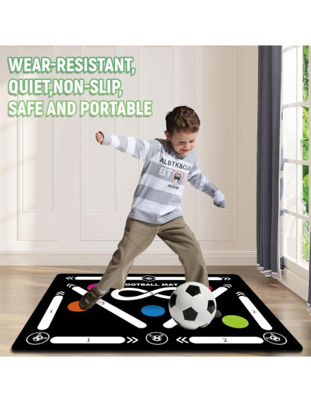 Alfombra de Entrenamiento de Fútbol MetaSport MS - Antideslizante
