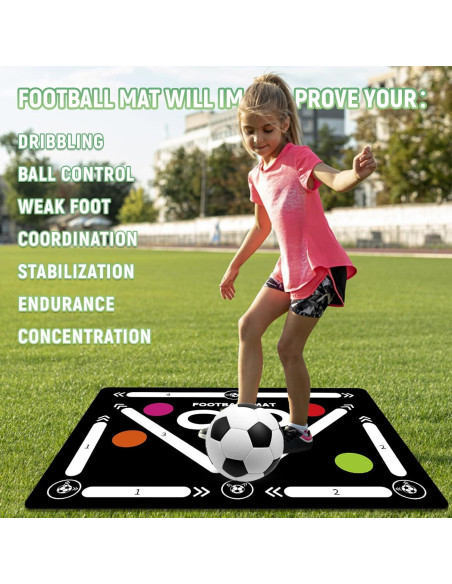 Alfombra de Entrenamiento de Fútbol MetaSport MS - Antideslizante
