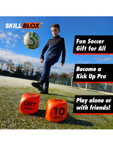 Dados de Entrenamiento de Fútbol SKILL BLOX - 2 Piezas