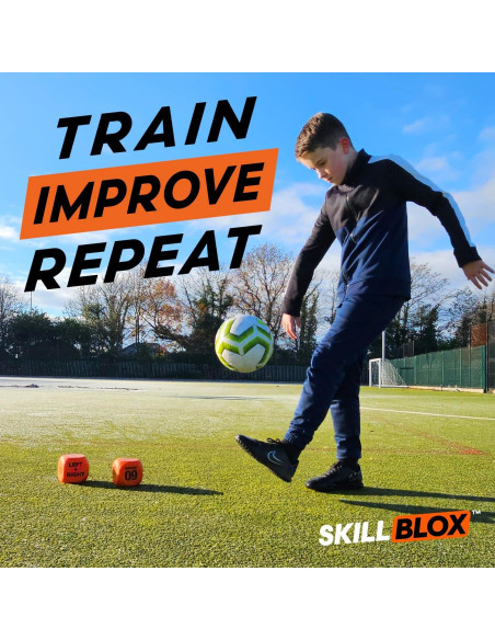 Dados de Entrenamiento de Fútbol SKILL BLOX - 2 Piezas