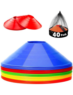 Pack 20 Conos de Entrenamiento MMOutlets con Soporte y Bolsa 2