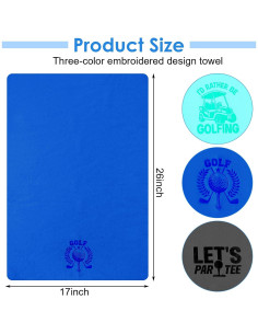 3 Toallas Enfriadoras HunnmingRe PVA 66x43 cm Multicolor 2