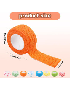 Cinta de Dedal Autoadhesiva LUOHECAM - 8 Rollos Colores 2