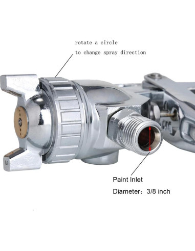 Pistola de Pulverización Ouya R77P 2.5mm Alta Eficiencia