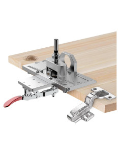 Plantilla de bisagra oculta WEWEAL 35mm con guía y adaptador