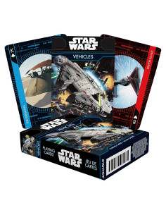 Baraja de Juego Star Wars - Vehículos - AQUARIUS - 54 Cartas