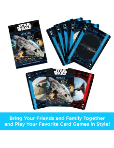 Baraja de Juego Star Wars - Vehículos - AQUARIUS - 54 Cartas 2