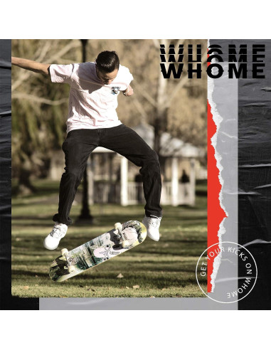 Patineta WHOME 31" Pro Estándar 8 Capas Arce 220 lbs