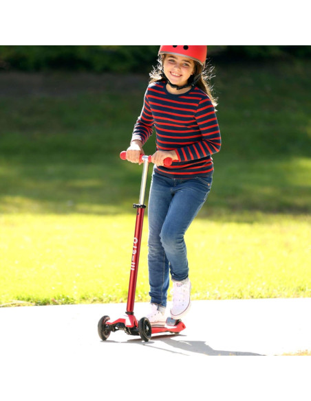 Scooter Micro Maxi Deluxe LED 3 Ruedas para Niños 5-12 Años