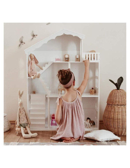 Estantería Infantil de Madera YFDZONE 3 Niveles 82.6x30.5x116 cm