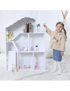 Estantería Infantil de Madera YFDZONE 3 Niveles 82.6x30.5x116 cm 2