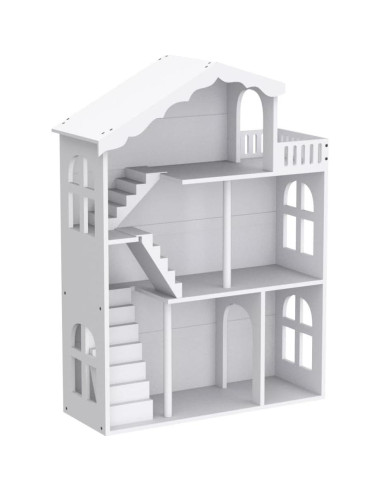 Estantería Infantil de Madera YFDZONE 3 Niveles 82.6x30.5x116 cm