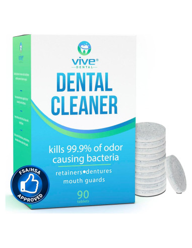 Tabletas Limpiadoras Dentales Vive Dental 90 Unidades