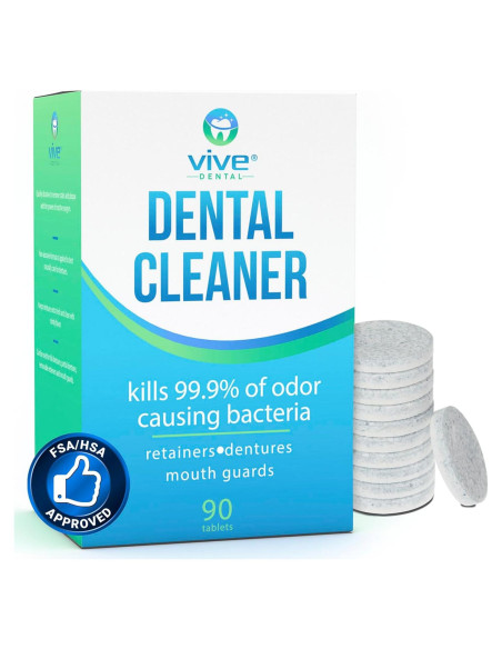Tabletas Limpiadoras Dentales Vive Dental 90 Unidades Tabletas Limpiadoras Dentales Vive Dental 90 Unidades