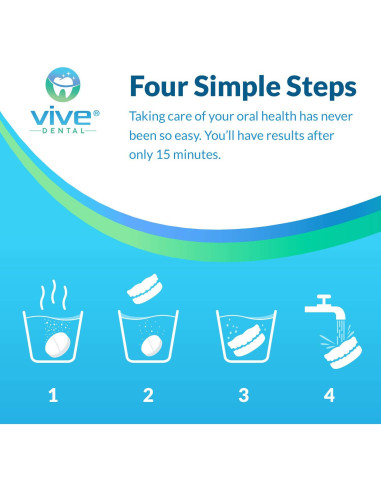 Tabletas Limpiadoras Dentales Vive Dental 90 Unidades