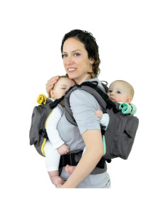 Transportador de Bebés TwinGo Original - Ajustable para Gemelos