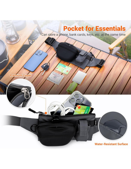 Bolsa de golosinas para perros Jinjiacheng 2 en 1 con clip